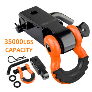 <span class=keywords><strong>Crochet</strong></span> de remorquage en acier carbone <span class=keywords><strong>pour</strong></span> véhicule tout-terrain 4x4, barre de remorquage <span class=keywords><strong>pour</strong></span> voiture, <span class=keywords><strong>attelage</strong></span> avec anneau en D de 3/4 - Product Image 5