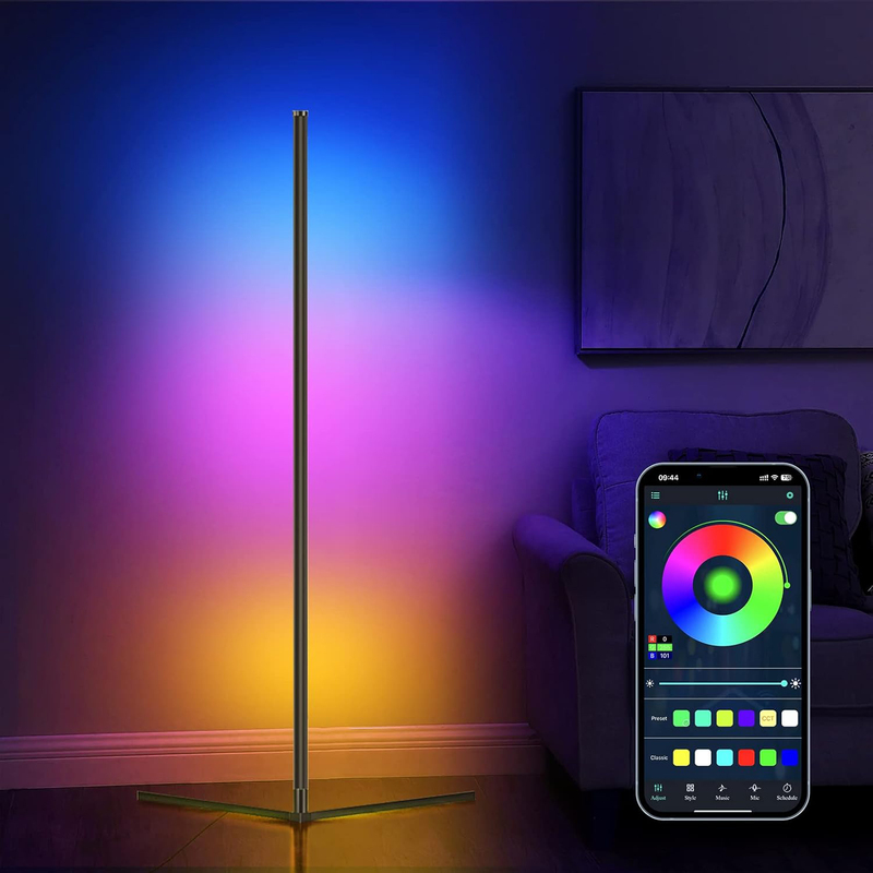 LED Smart Floor Lamp Color Changing