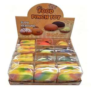 Cute Donut Slow Rebound Squishy <b>Toy</b> With Sprinkles Soft Stress Relief Fidget For Kids Teens <b>Desk</b> Decor And Gift Giving - Product Image 5