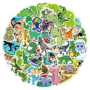 Penjualan terlaris kartun hewan Koleksi stiker lucu hiu dekorasi Desktop stiker tahan air - Product Image 3