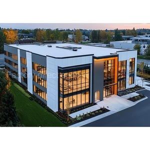 מבנה סדנה טרומי מפלדה כבדה עם פאנלים קיר עמידים באש ושירותי ריתוך לייצור תעשייתי - Product Image 1