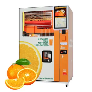 Máquina Expendedora de zumo de naranja y fruta fresca totalmente automática para alimentos y bebidas