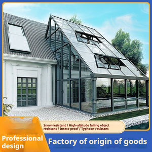 Pergola de jardin autoportante en <span class=keywords><strong>aluminium</strong></span> à prix compétitif, avec toit en verre trempé, pour toutes les saisons, idéale pour villa et appartement - Product Image 2