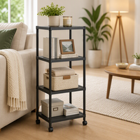 Étagère de rangement mobile pour cuisine, chariot utilitaire de cuisine, chariot de bar pour cuisine
