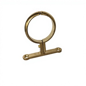 Clips de tuyauterie personnalisés de 15 mm à 108 mm, en laiton moulé sous pression, anneau Munsen simple en laiton, anneau Munsen pour tuyauterie en laiton - Product Image 5