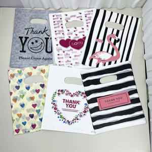 Bolsas de Regalo de Plástico PE de Moda al por Mayor de Fábrica de Yiwu, Bolsas Retráctiles para Ropa, Compras, Transporte de Arroz, Impresas con 'Gracias por su Compra' - Product Image 5