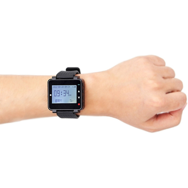 Wireless Calling System for Restaurants Hospitals Unlimited Buzzer Quiz Queue Management Guest Coaster Pager Watch Pager for