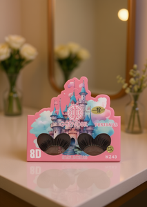 Pestañas Postizas Grenobil 8D K243 con Banda de Algodón, Pestañas de Tira Completa - Product Image 2