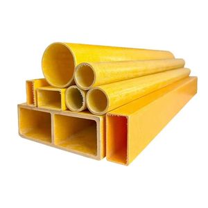 Tubes carrés pultrudés en PRF personnalisés tige de pultrusion creuse en fibre de verre PRV coupe de service de traitement de produits de tuyaux personnalisés carrés - Product Image 1