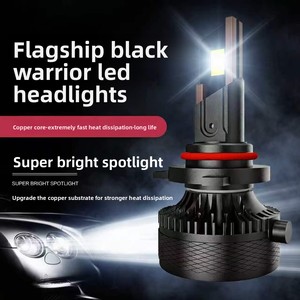 Ampoule de phare LED haute puissance 120W 20000LM, dissipation thermique à quatre tubes en cuivre, H1 H4 H7 H11 9005 9012, sans erreur Canbus, blanc 6000K - Product Image 4