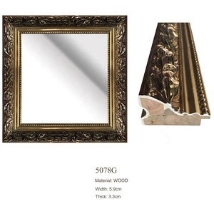 Fabbrica Oro Cornici Pittura A Olio Framer Specchi Della Parete Della Decorazione Della Cornice del Commercio All'ingrosso Classico Barocco In Legno China Hotel Decorazione - Product Image 5