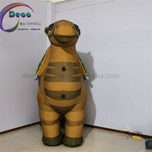 Modèle de mascotte de ballon géant de <span class=keywords><strong>chameau</strong></span> <span class=keywords><strong>gonflable</strong></span> Lampe à LED Souffleur d'air Costumes d'animaux Événements en plein air Mer rentable - Product Image 3