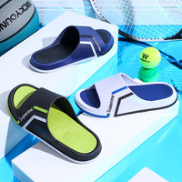 Claquettes noires personnalisables pour sandales à enfiler, pantoufles d'intérieur, claquettes avec logo sur mesure