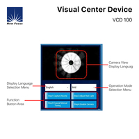 Nouvelle tête laser de découpe à fibre optique VCD100, outil d'étalonnage haute précision 1064nm, avec aligneur visuel automatique/moyen et buse laser de focalisation, 621g