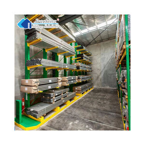 Estantería de Acero de 5 Niveles, Estanterías Apilables para Almacén, Estanterías <span class=keywords><strong>Cantilever</strong></span> de Doble Cara, Resistentes, Galvanizadas, para Uso en Exteriores - Product Image 5