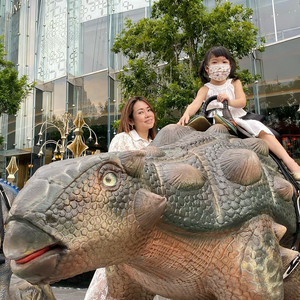 Équipement de dinosaures à chevaucher le plus populaire : Dino réaliste grandeur nature pour centre commercial, parc d'aventure intérieur/extérieur, musée - Product Image 6
