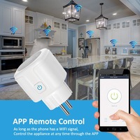 Prise Intelligente WiFi Tuya avec Mesure de Charge 16A/20A, Télécommande par Application Mobile, Fiche Européenne