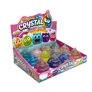 Venta caliente limo 12 colores rosa brillante botella de inodoro caja de dibujos animados juguete de barro de cristal para niños - Product Image 1