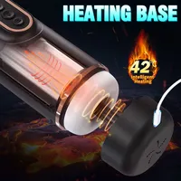 Teleskopischer Vibrator für Männer, Masturbator, Sexspielzeug für Erwachsene mit Saugfunktion, entwickelt für männliche Masturbation.