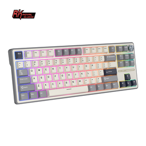 Clavier mécanique filaire RK R87Pro RK <span class=keywords><strong>ROYAL</strong></span> <span class=keywords><strong>KLUDGE</strong></span> 80% DIY Hotswap avec touches PBT Colorblock Teclado Mecanico - Product Image 3