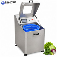 Industriële groente- en fruitsaladecentrifuge, centrifugale groente-ontwateringsmachine 300-500KG/H