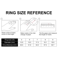 MULA Bague en argent sterling 925 avec double couche de zirconium blanc Bijoux classiques pour mariage, fiançailles ou cadeau de fête