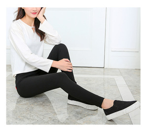 Nuovi <span class=keywords><strong>Pantaloni</strong></span> Lunghi da Donna e Ragazza Moda Primavera Autunno, Taglie Forti, Vita Elastica, Simili a Leggings, Slim Casual - Product Image 4