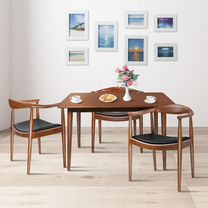 Nordic classico Grey legno Kennedy sedia da pranzo semplice sedia <span class=keywords><strong>presidenziale</strong></span> per bar ristorante - Product Image 5