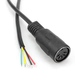 5 pin din kabel für audio 5 Pin DIN Female männlichen anpassen MIDI kabel