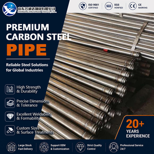 Tubería de Acero al Carbono A283 Gr.C SS400 A106 Gr.B Laminada en Caliente de 114.3mm 16mm Sch160 API 5L para la Industria de Procesos - Product Image 1