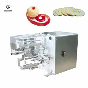FXP-88 Automatic apple peeling peeler machine apple coring removing apple ring slicing cutting slicer machine