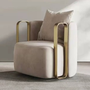 Sillón Moderno Minimalista para Sala de Estar, Muebles de Hotel, Sillón Giratorio de Lujo de una Plaza, Silla de Descanso - Product Image 3