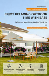 <span class=keywords><strong>Toldo</strong></span> Doble Deslizante Plegable de <span class=keywords><strong>Lona</strong></span> y Aleación de Aluminio <span class=keywords><strong>para</strong></span> Exteriores, Moderno, Independiente, <span class=keywords><strong>para</strong></span> Balcón o Terraza - Product Image 6