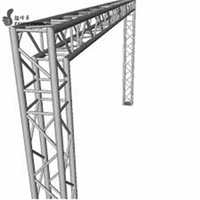 Structure de support au sol pour écran vidéo/éclairage LED, nouvelle version tendance, structure de support pour événements en plein air, écran LED, structure de support pour écran LED