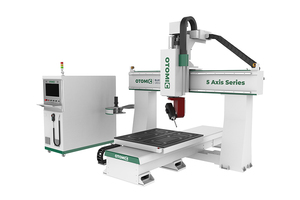 เครื่องแกะสลักไม้ CNC 5 แกนอัจฉริยะ พร้อมระบบควบคุม Syntec มอเตอร์แกนหมุน ATC 10kw โต๊ะสุญญากาศ - Product Image 2