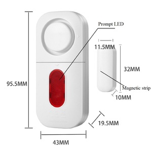 Alarma DE SEGURIDAD <span class=keywords><strong>OEM</strong></span> para el hogar, hotel, apartamento, para mujeres y niñas, 125dB, alarma antirrobo automática para puerta y ventana, Material ABS - Product Image 4