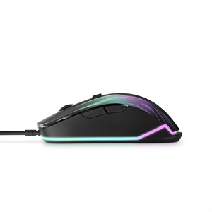 เมาส์เกมมิ่ง ESG M3 นีออน (เอฟเฟกต์กระจกเงา, สายถักแบบ USB, ไฟ LED RGB, 7200 DPI) - Product Image 2