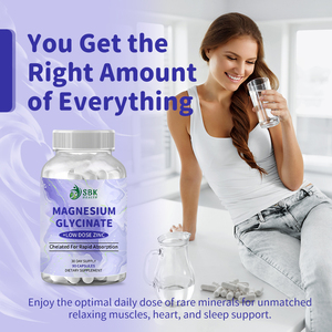 High Quality Magnesium Glycinate Capsules for Adult Sleep Support Muscle Relaxation and Nerve Support Overall Wellness Pills - Product Image 6