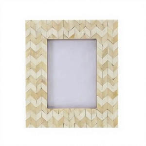 Cadre photo incrusté d'os naturel pour la décoration de table Cadre photo Fabricant en gros Nouveau design Décoration murale Cadre photo - Product Image 1