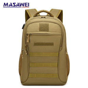 Masawei Tactical <b>Backpack</b> Large Capacity Waterproof Outdoor Sports <b>Backpack</b> Men's Hiking Travel Bag Solid Color - Product Image 1