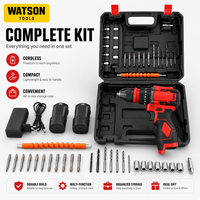 Ensemble de perceuses sans fil OEM ODM, perceuse électrique à batterie au lithium, kit de tournevis avec 2 batteries, chargeur et accessoires