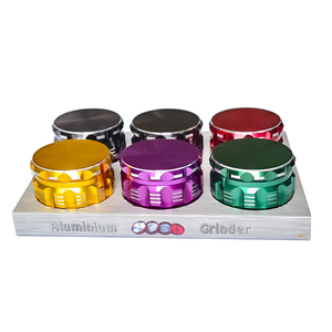 Manufacturer discount Hot sale 63MM aluminum alloy herbal <b>grinder</b> customized logo - Product Image 5