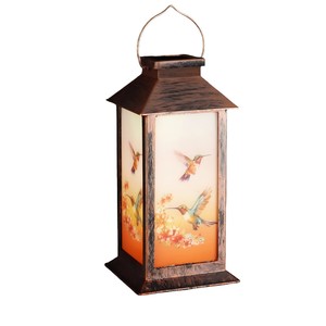 Lámpara Solar con Diseño de Colibrí, Luz de Jardín Colgante de Bronce, Lámpara Decorativa para Exteriores con Energía Solar LED - Product Image 5