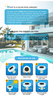 Ioniseur solaire de piscine de nettoyeur de chlore industriel de haute qualité