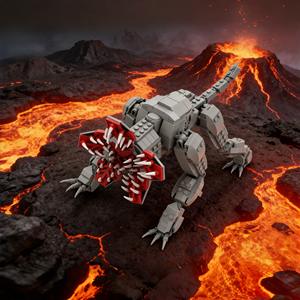 Set de Bloques de Construcción de Plástico: <span class=keywords><strong>Demogorgon</strong></span> Invertido - Modelo Coleccionable para Fans y Exhibición - Product Image 2