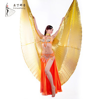 Ot572 Ailes pour enfants et adultes Danse orientale Danse orientale Jeux de danse d'ouverture Accessoires de table Cérémonie d'ouverture Ailes dorées Télescopiques