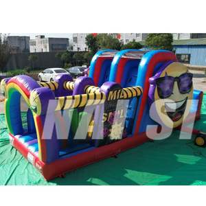 Parcours d'obstacles gonflable avec toboggan et trampoline, <span class=keywords><strong>pour</strong></span> enfants et adultes, <span class=keywords><strong>jeux</strong></span> <span class=keywords><strong>gonflables</strong></span> - Product Image 2