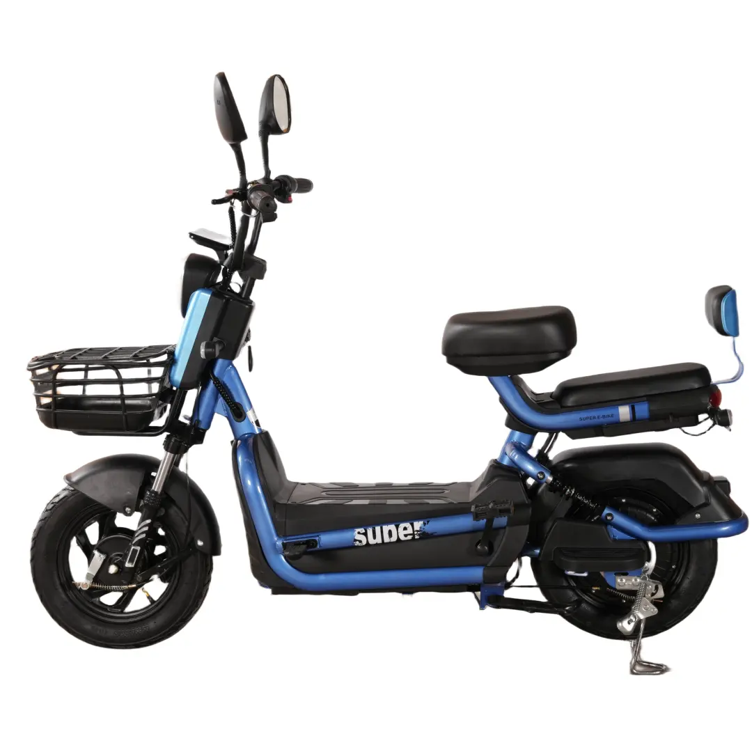 Scooter elettrico 2 ruote con grasso pneumatico popolare 500 w800w 48V CE con batteria rimovibile al litio e piombo