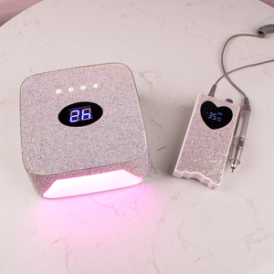 Lampe UV sans fil rechargeable professionnelle de séchage des ongles de 48W LED, <span class=keywords><strong>gel</strong></span> rapide d'<span class=keywords><strong>ongle</strong></span> de solidification - Product Image 5