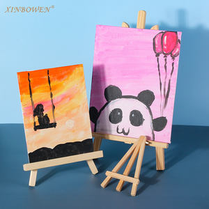 Xin Bowen Chevalet de bureau en bois de pin réglable et portable Différentes tailles Chevalet d'affichage d'art - Product Image 4